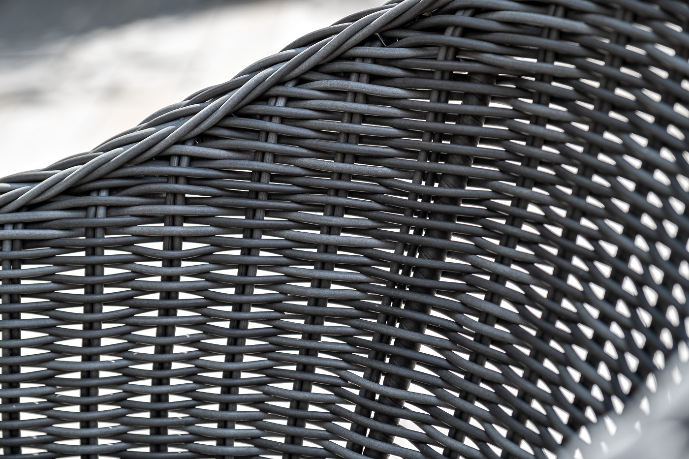 "Франческо" обеденная группа плетеная, цвет графит