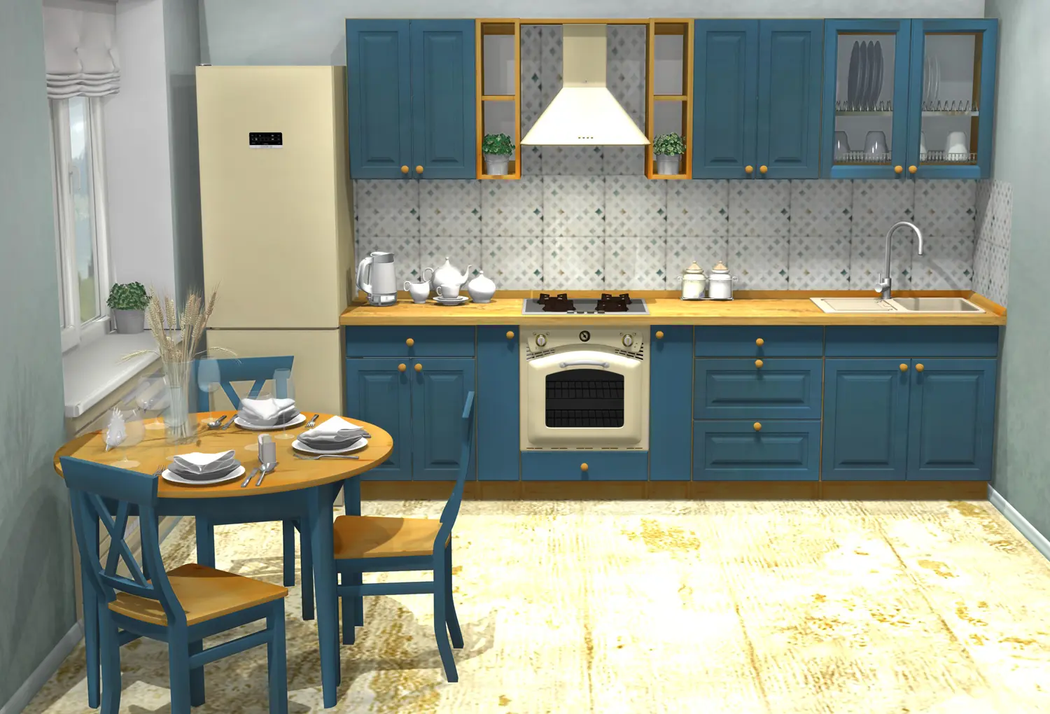 Кухня Весури лак/морин