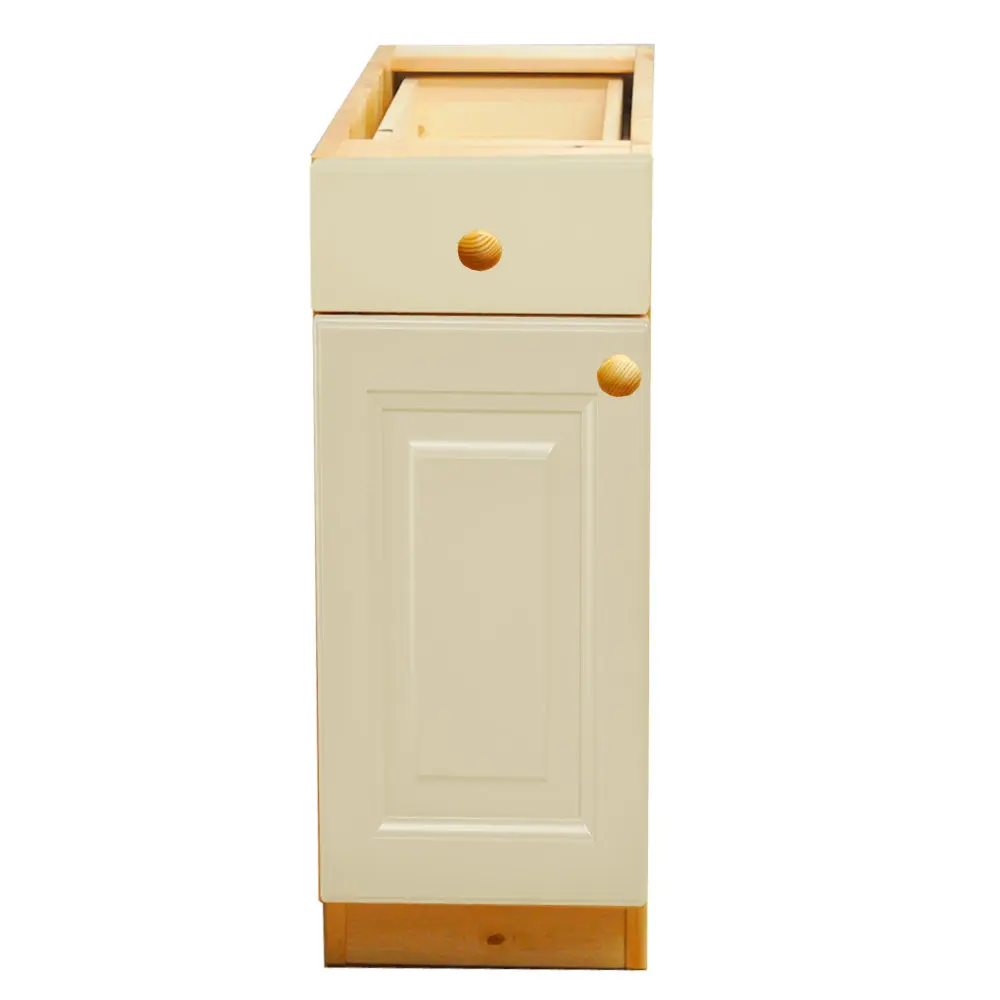 Тумба массив сосны Весури с 1 ящ. арт. 331 слоновая кость