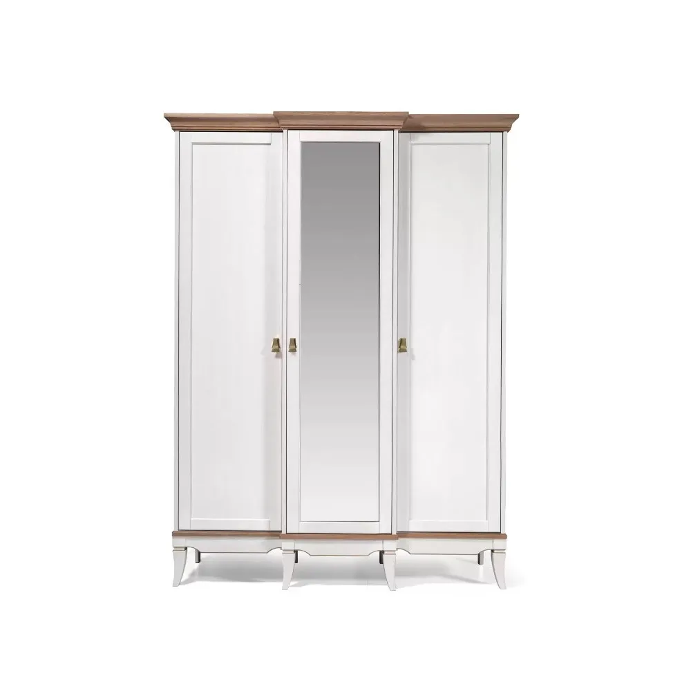 Шкаф Талья для платья и белья ГМ  6553-10, белый/натуральный дуб