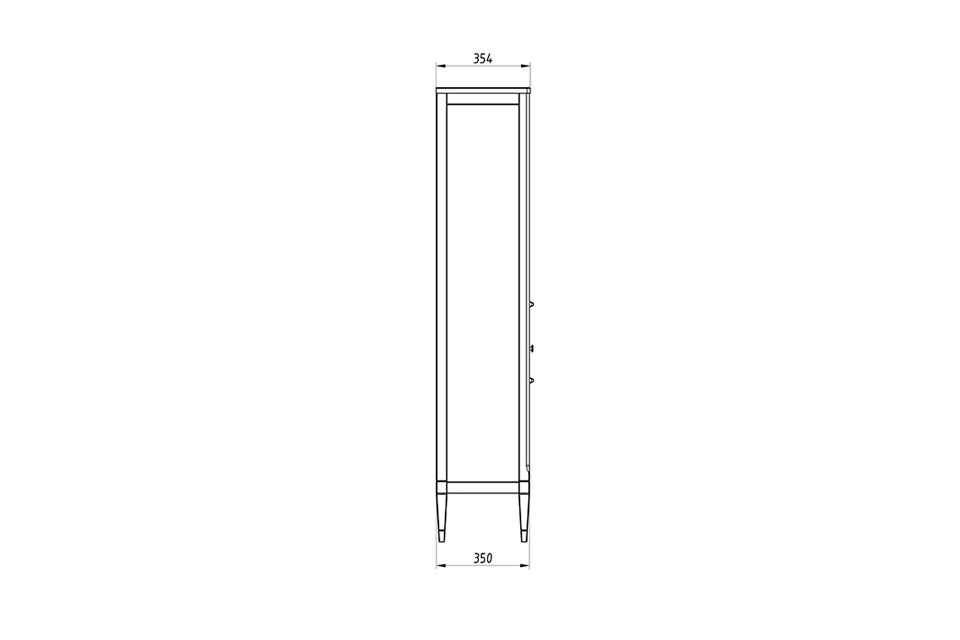 Пенал Гранда 40 (петли справа)