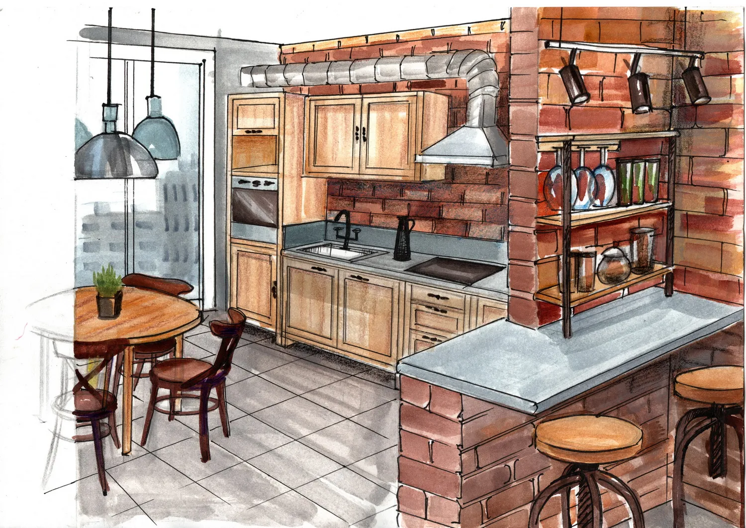 Кухня Шалер